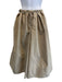 Brandon Maxwell Size 8 Beige Cotton & Polyamide Mid Rise Zip Fly Shorts Beige / 8