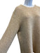The Row Size L Beige & White Cashmere & Silk Long Sleeve Knit Fuzzy Long Sweater Beige & White / L