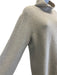 The Elder Statesman Size M Grey Cashmere Long Sleeve Knit Mock Neck Sweater Grey / M