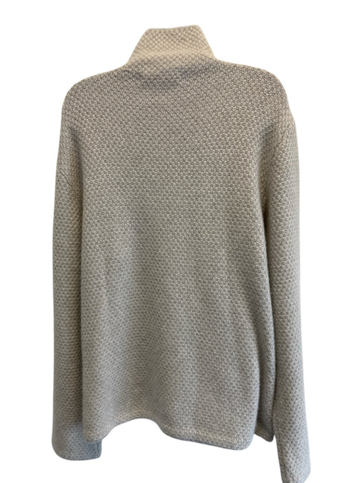The Elder Statesman Size M Grey Cashmere Long Sleeve Knit Mock Neck Sweater Grey / M