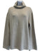 The Elder Statesman Size M Grey Cashmere Long Sleeve Knit Mock Neck Sweater Grey / M
