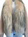 Yves Salomon Size M Pink Cashmere & Silk Fox Fur Long Sleeve Knit Collar Sweater Pink / M