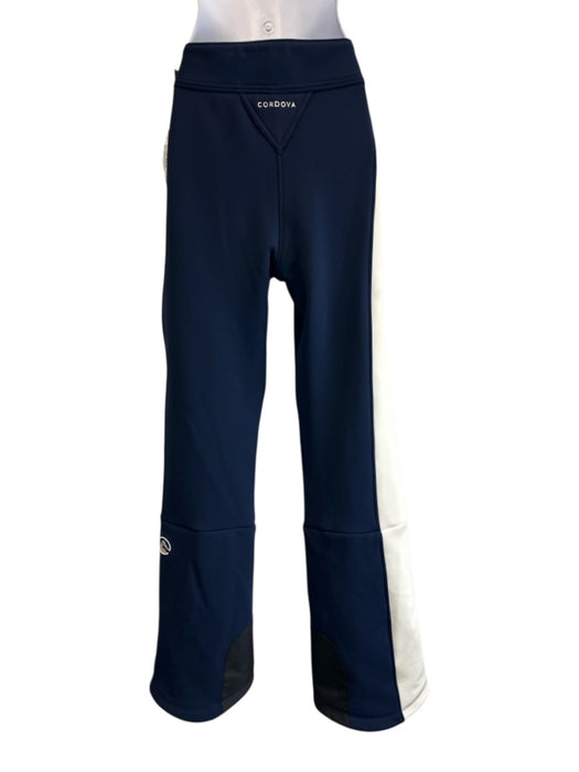 Cordova Size XL Navy & white Polyester Down Ski Pant Hood Zip front Pant Set Navy & white / XL