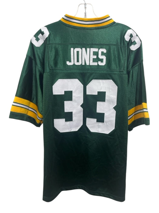 NFL Size L Green, Yellow, White Polyester Jersey Men's Short Sleeve Green, Yellow, White / L