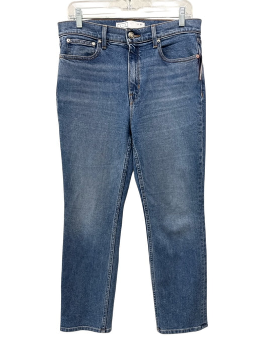 AYR Size 30 Medium Wash Cotton Denim High Rise Slim Fit Jeans Medium Wash / 30
