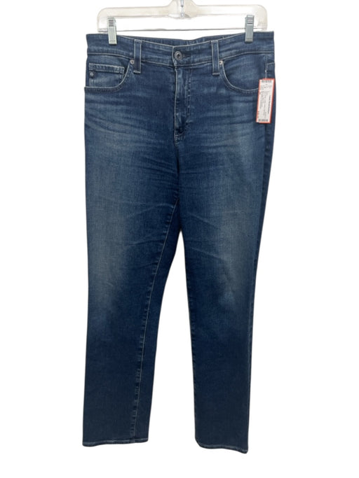 AG Adriano Goldschmied Size 29 Dark Wash Cotton Denim High Rise Slim Fit Jeans Dark Wash / 29
