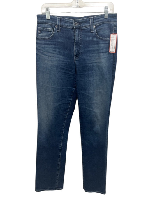 AG Adriano Goldschmied Size 29 Dark Wash Cotton Denim High Rise Slim Fit Jeans Dark Wash / 29