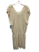 Zadig & Voltaire Size M/L Cream Cotton Knit Lace Adjustable Drawstrings Dress Cream / M/L