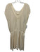 Zadig & Voltaire Size M/L Cream Cotton Knit Lace Adjustable Drawstrings Dress Cream / M/L
