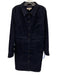 Boden Size 12 Navy Blue Cotton Blend Corduroy Button Down Long Sleeve Dress Navy Blue / 12