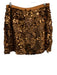 Ramy Brook Size 10 Bronze Polyester Blend sequin & pailettes Wrap Side Zip Skirt Bronze / 10