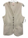 Cinq a Sept Size 12 Ivory White Polyester Blend Darted V Neck Vest Ivory White / 12