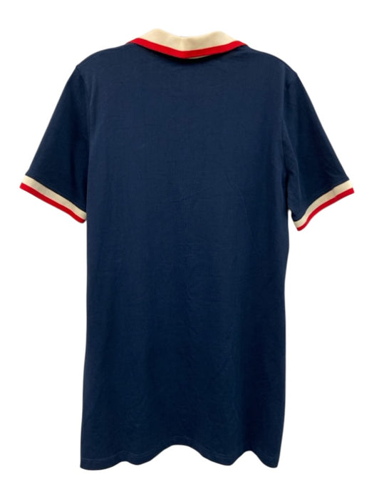 Tuckernuck Size L navy blue, red, beige Cotton Stripe Trim Above knee Dress navy blue, red, beige / L