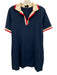 Tuckernuck Size L navy blue, red, beige Cotton Stripe Trim Above knee Dress navy blue, red, beige / L