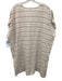 Eileen Fisher Size L/XL White, Gray, Red Organic Linen Stripe Sleeveless Dress White, Gray, Red / L/XL