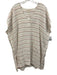 Eileen Fisher Size L/XL White, Gray, Red Organic Linen Stripe Sleeveless Dress White, Gray, Red / L/XL