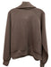 Spanx Size L Taupe & Silver Polyester Blend Metallic Thread Collar Pant Set Taupe & Silver / L
