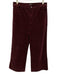 Paige Size 29 Burgundy Red Cotton Blend Corduroy High Rise Wide Leg Pants Burgundy Red / 29