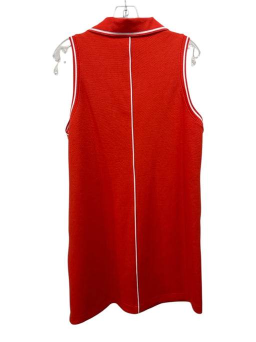 Spanx Size M Orange Synthetic V Neck Sleeveless Pockets Athletic Dress Orange / M