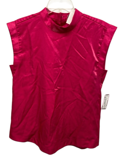 CROSBY by Mollie Burch Size S Magenta Pink Rayon Blend Shimmer Sleeveless Top Magenta Pink / S