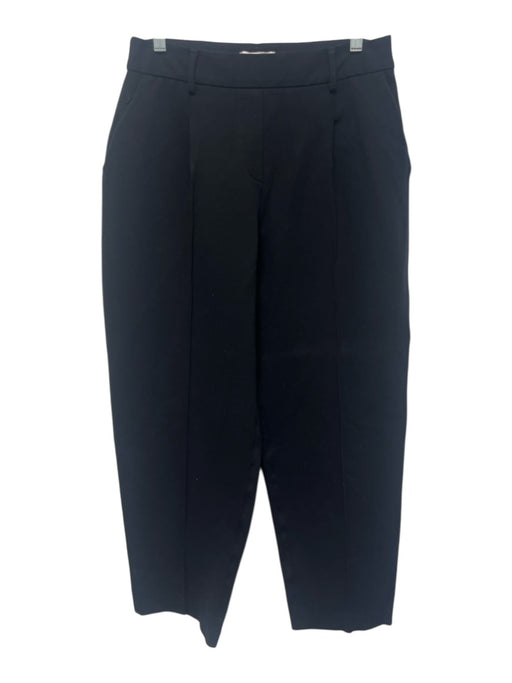 Spanx Size M Black Viscose Blend Elastic Waistband Pintuck Pleats Pants Black / M