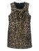 J. Crew Size 6 Beige, Brown & Black Polyester Leopard Print Sleeveless Dress Beige, Brown & Black / 6
