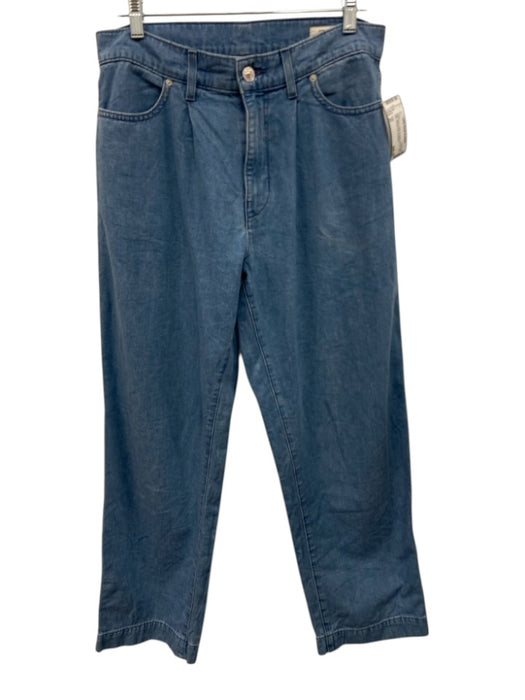 AYR Size 27 Light Wash Cotton & Hemp Zip Fly High Rise Straight Leg Jeans Light Wash / 27