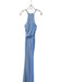 David's Bridal Size 2 Pastel Blue Polyester Halter Neck Sleeveless Gown Pastel Blue / 2