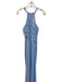 David's Bridal Size 2 Pastel Blue Polyester Halter Neck Sleeveless Gown Pastel Blue / 2