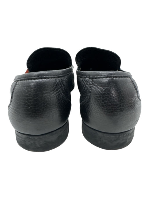 Ferragamo Shoe Size 10.5 Black Leather Solid Dress Men's Shoes Black / 10.5