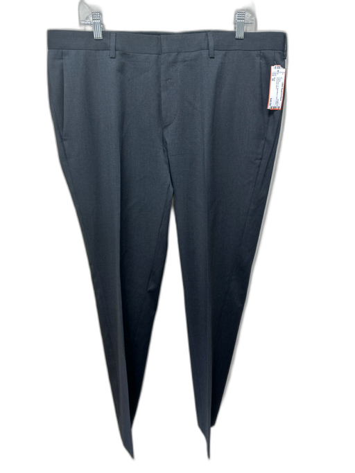 Boss Size 36 Dark Gray Wool Blend Solid Dress Men's Pants Dark Gray / 36