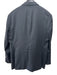 Boss Gray Wool Blend Solid Notch Lapel 2 Button Men's Suit Gray / 44