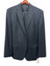 Boss Gray Wool Striped Notch Lapel 2 Button Men's Suit Gray / 44