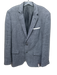 Boss Gray Wool Blend Micro 2 Button Men's Blazer Gray / 44