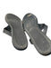 Versace Shoe Size 39 Black Rubber Thong Gold Emblem Flat Shoes Black / 39