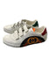 Gucci Shoe Size 39 White Leather Velcro Strap Round Toe Double G's Sneaker Shoes White / 39