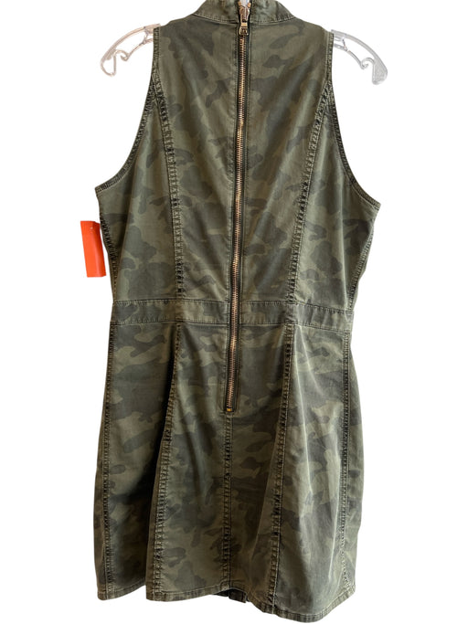 Balmain Size Est Small Army Fatigue Green No Fabric Tag Sleeveless Dress Army Fatigue Green / Est Small