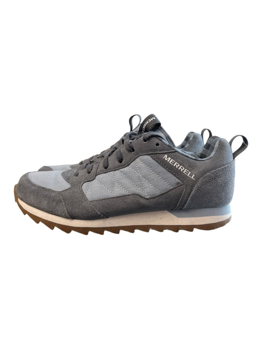 Merrell Shoe Size 9.5 Blue & Gray Suede Denim Low Top Lace Up Sneaker Shoes Blue & Gray / 9.5