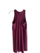 Outdoor Voices Size L Burgundy Polyester & Spandex Round Neck Racerback Dress Burgundy / L