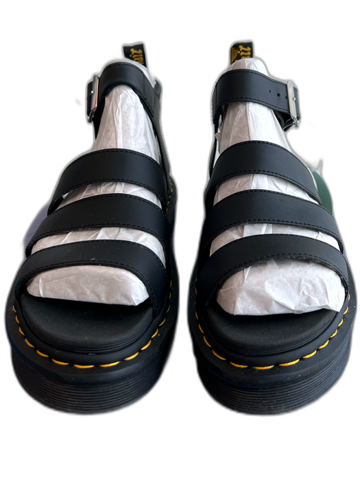Dr Martens Shoe Size 9 NWOB Black No Fabric Tag Strappy Light Weight Sandals Black / 9