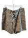 James Perse Size XL Khaki Linen Elastic Waist 4 Pocket Above knee Shorts Khaki / XL