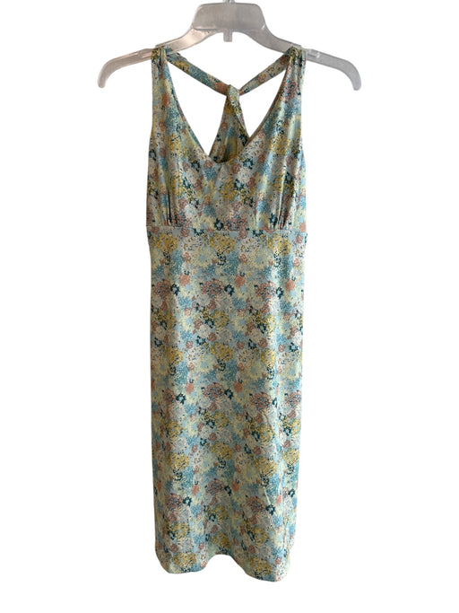 Patagonia Size L Green & Multi Polyester Blend Scoop Neck Racerback Dress Green & Multi / L