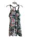 Prana Size M Green & Multi Polyester Blend Round Neck Sleeveless Racerback Dress Green & Multi / M