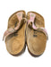 Birkenstock Shoe Size 40 Beige & Pink Cork & Leather Slip On Strap Shoes Beige & Pink / 40