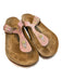 Birkenstock Shoe Size 40 Beige & Pink Cork & Leather Slip On Strap Shoes Beige & Pink / 40