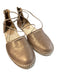 Eileen Fisher Shoe Size 9 Copper Leather & Cork Back Zip Slip On Shoes Copper / 9