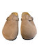 Birkenstock Shoe Size 41 Tan Leather Mule Buckle Slip On Shoes Tan / 41