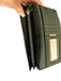 Coach Black Leather Coin Purse Incl Brass Hardware Snap Button Wallets Black