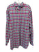 Ralph Lauren Size 2XLT Blue & Purple Cotton Plaid Button Up Long Sleeve Shirt Blue & Purple / 2XLT