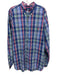 Ralph Lauren Size XLT Blue & Green Cotton Plaid Button up Long Sleeve Shirt Blue & Green / XLT